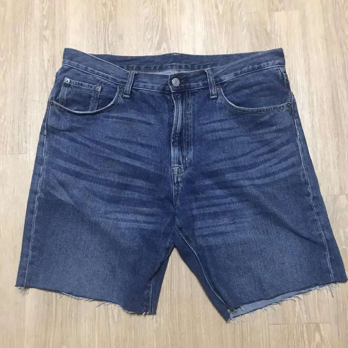 Gu Japan Cut Chrome Denim Zhongcheng Large