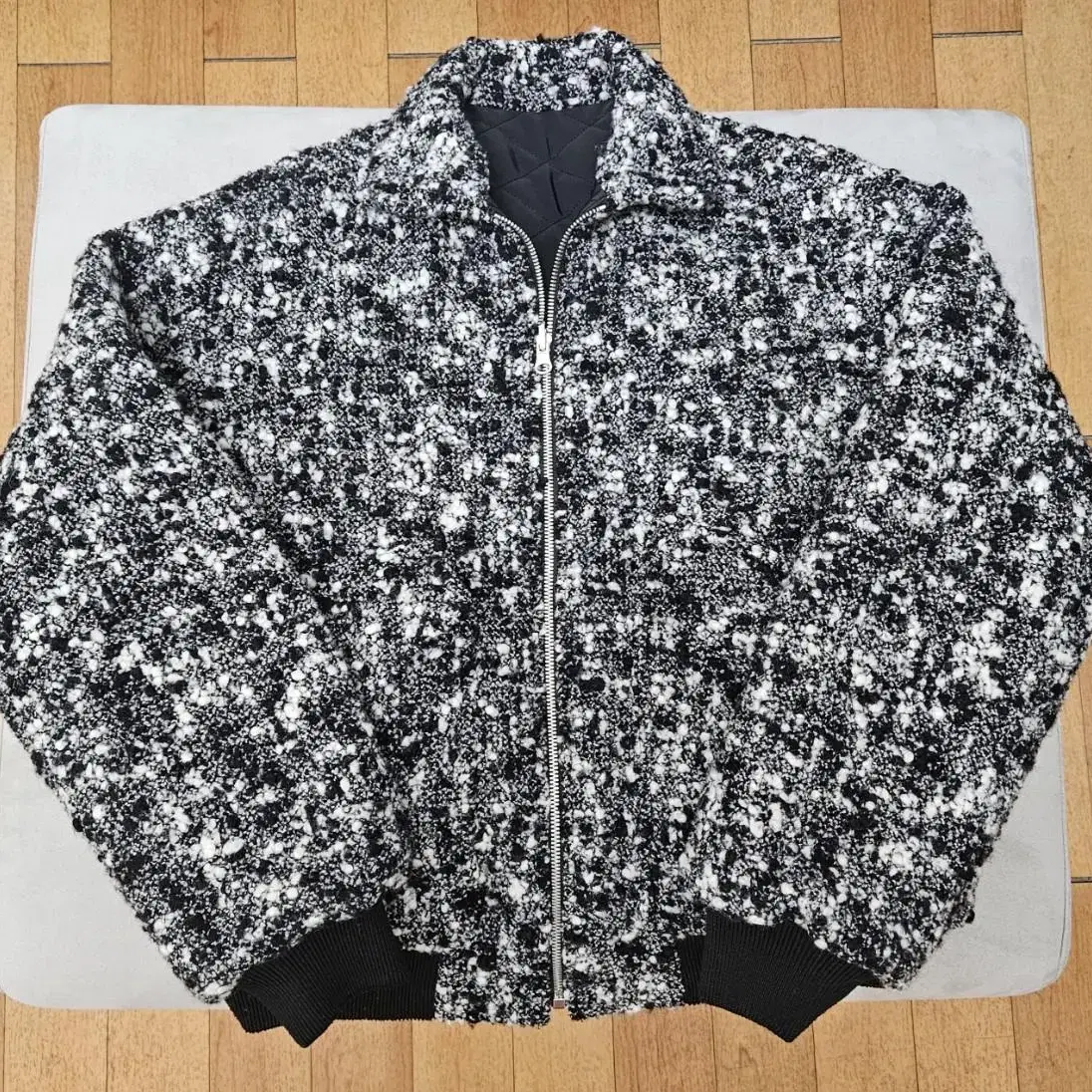 [s] vneckluv quilting bomber(브이넥러브 퀄팅양면)