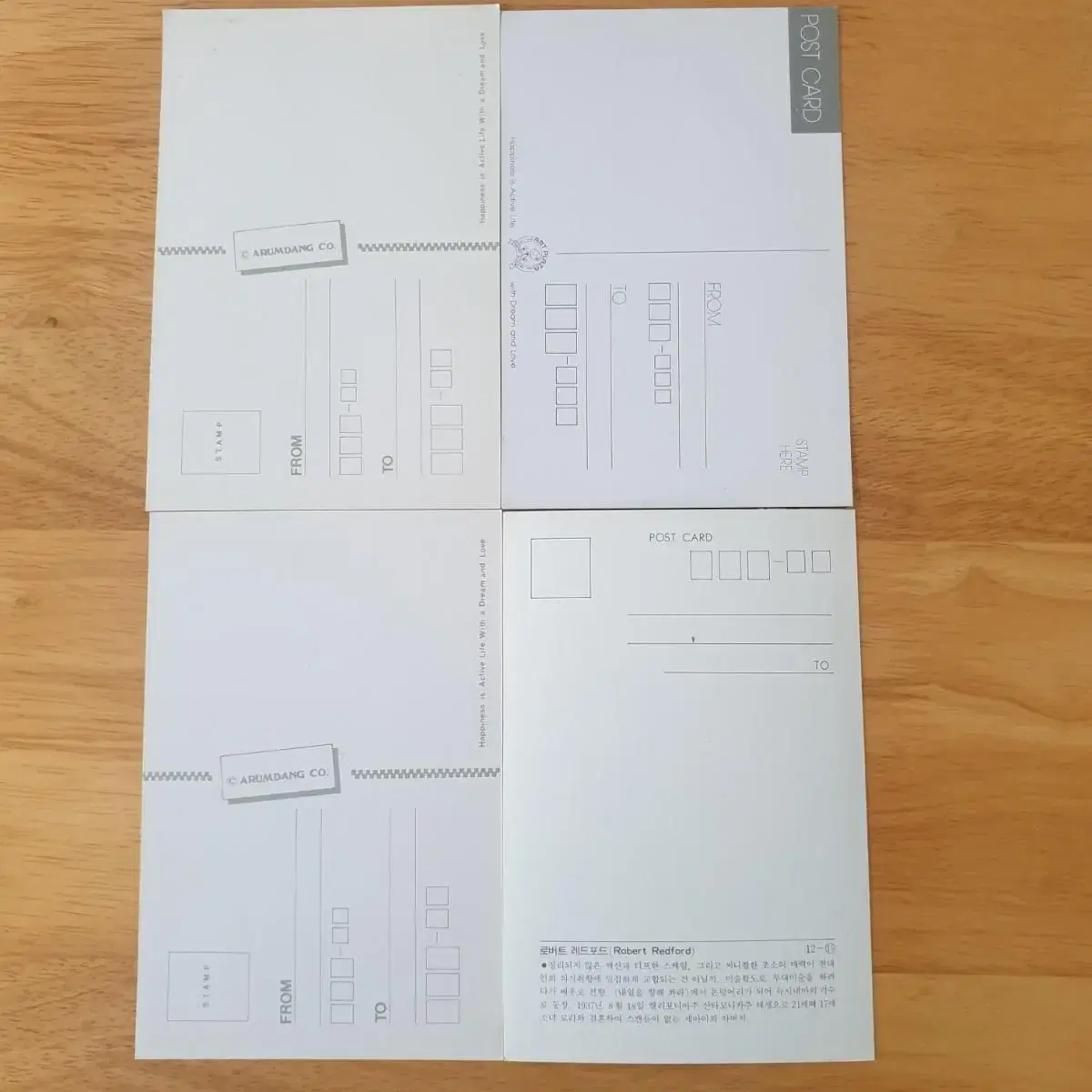 90년대 영화엽서 제임스딘 그레고리팩 로버트레드포트