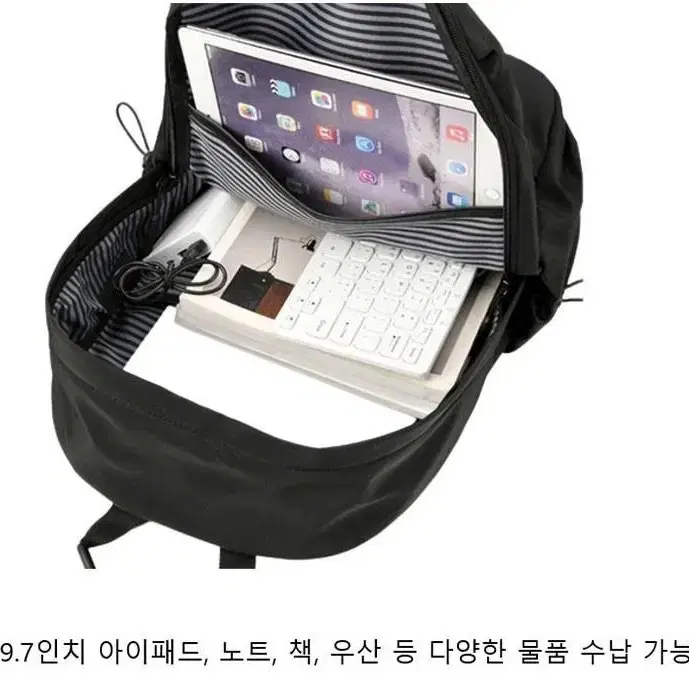 블루링스 캐쥬얼 백팩 USB 다용도 가방