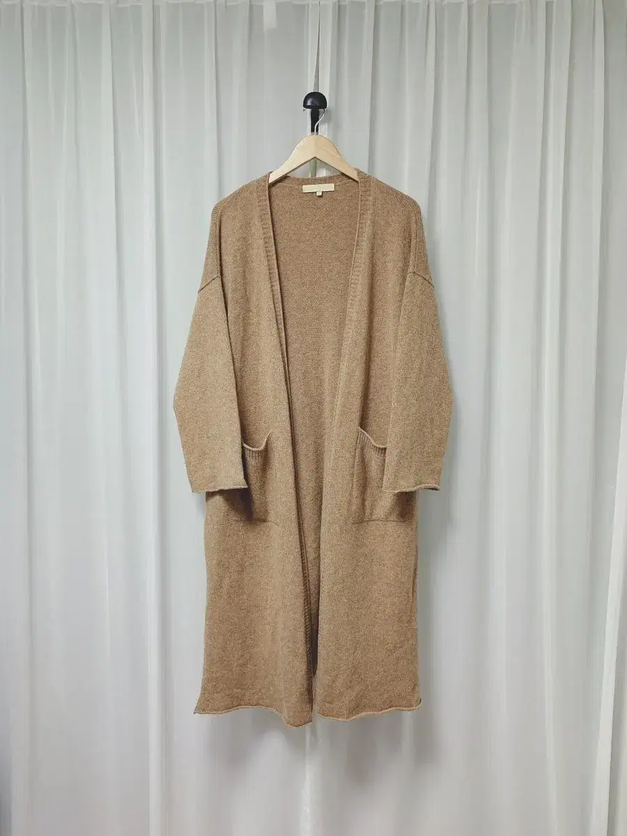 1/S Vanessa Bruno Wool-Yak Blend Slit Long Cardigan Japanese Edition