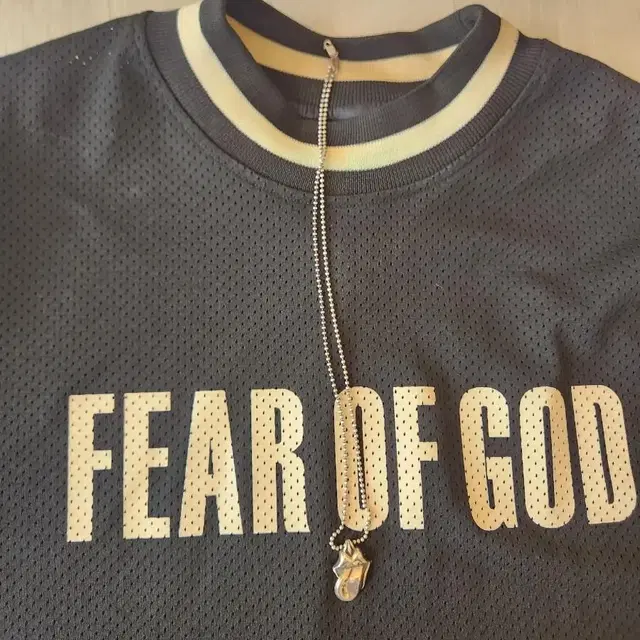 fear of god 피어오브갓 롱슬리브 모터 메쉬 티셔츠