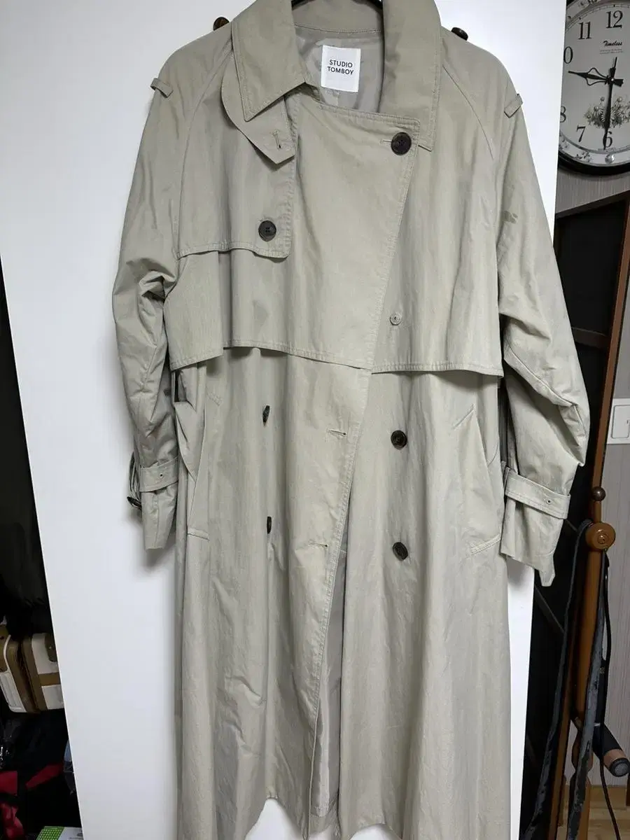 Tomboy Genuine Trench Coat Jacket for Men