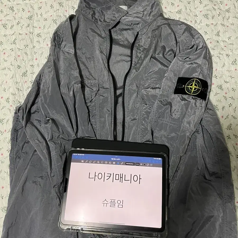 19ss 스톤아일랜드 나일론 오버셔츠 xl