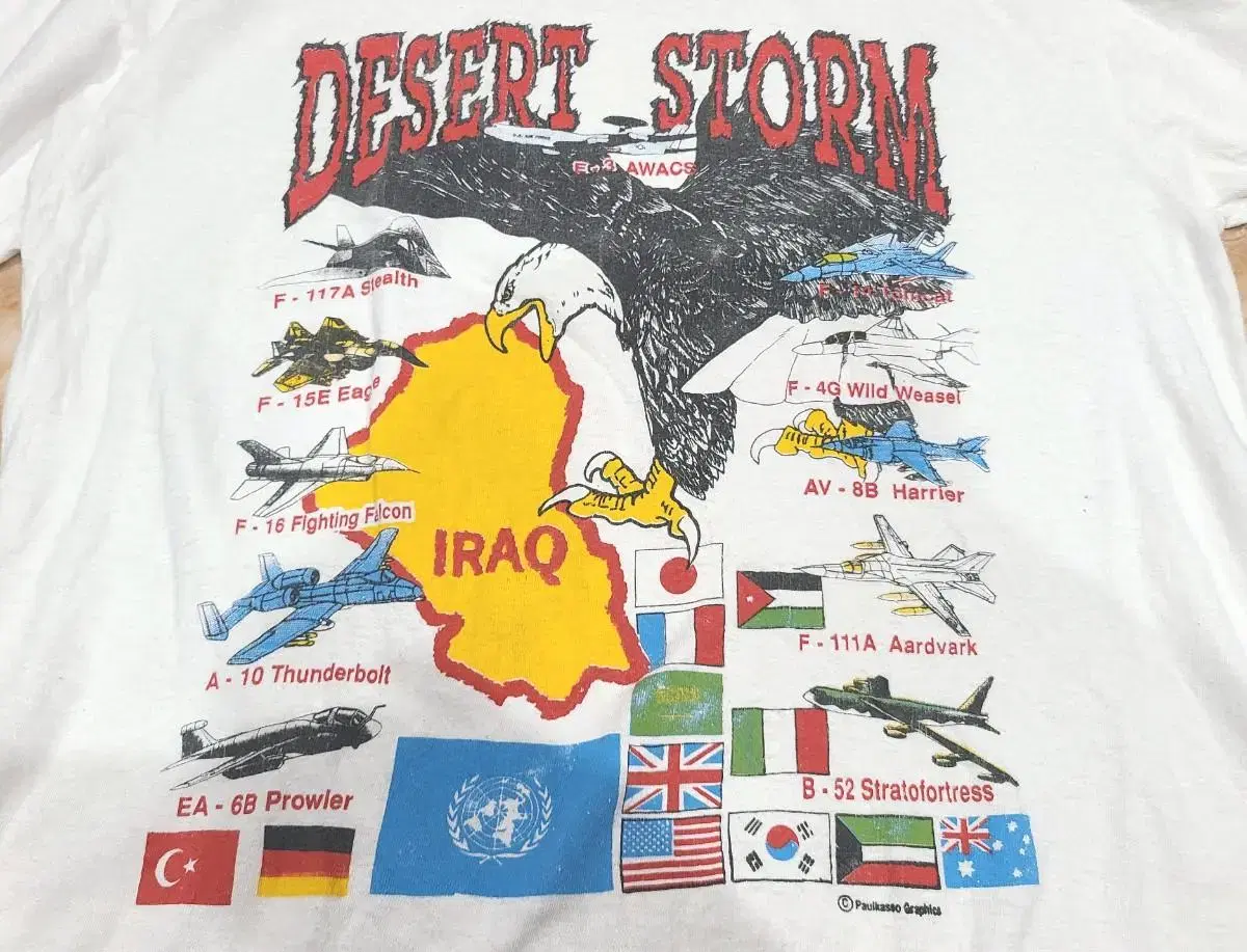 desert storm vintage t-shirt