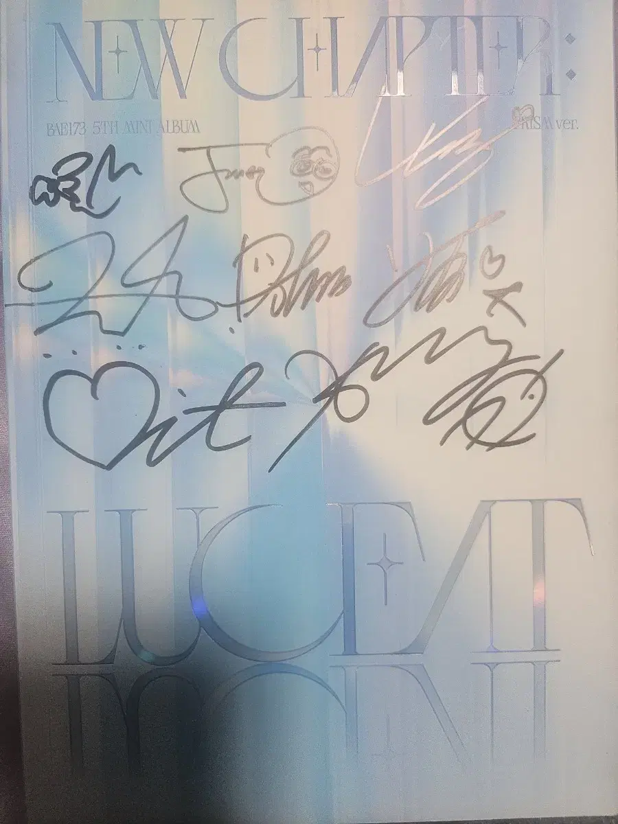 BAE173 Non-Sale Autographed Message Signed Album