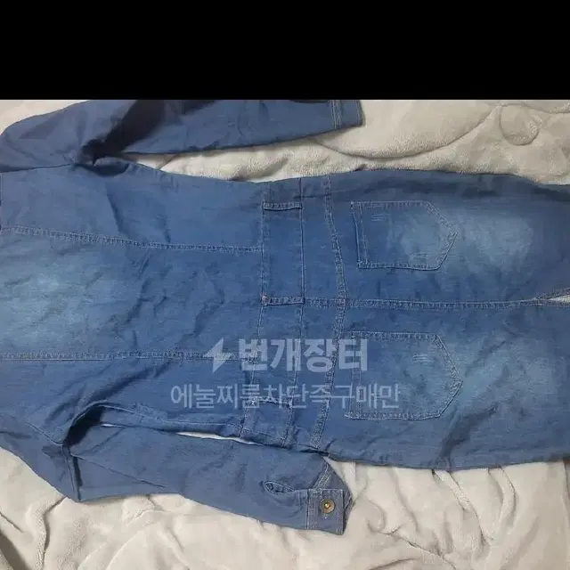 청 원피스 면이 부드럽고 고급스러운 재질