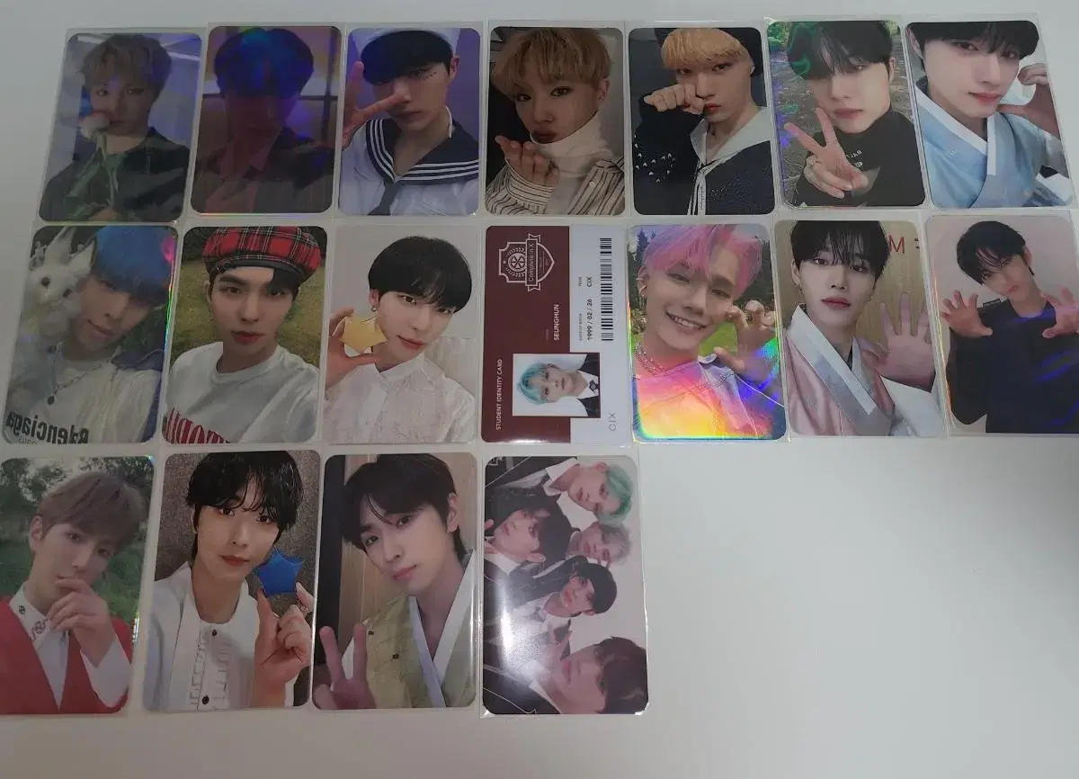 CIX BX seunghun jinyoung yonghee hyunsuk photocard WTS