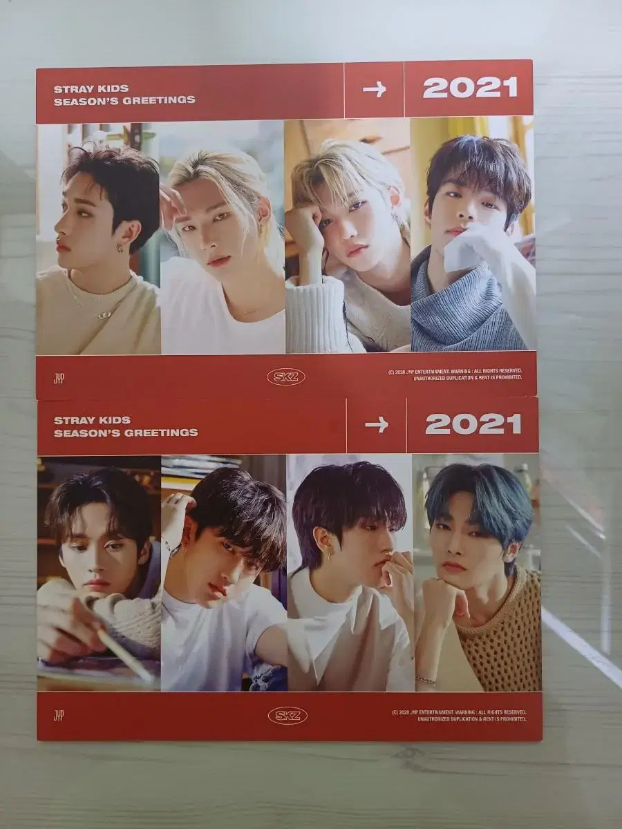 Straykids 2020Seasons Greetings Postcard WTS