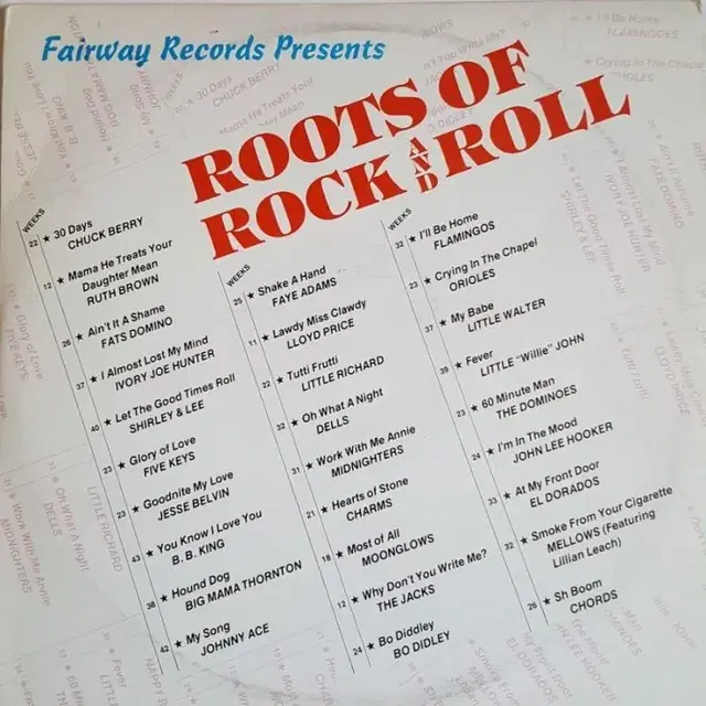 VARIOUS - ROOTS ROCK AND ROLL 2LP