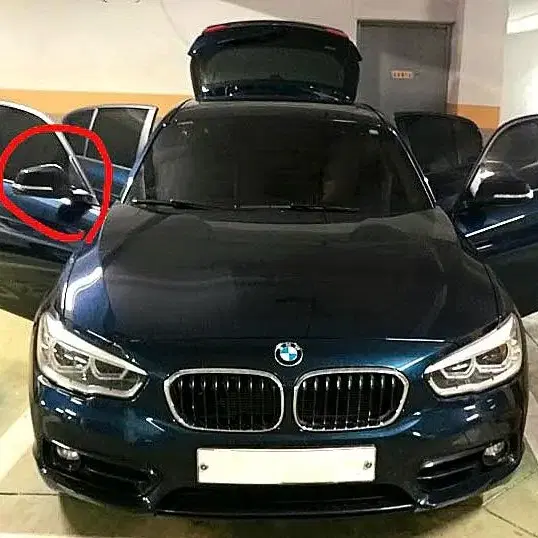 bmw 118d 사이드미러(빽미러)판매합니다