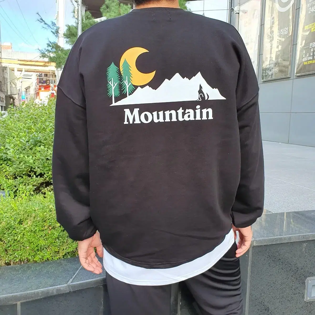 FW New Arrivals) Mountain Stringer Man-to-Man 3color