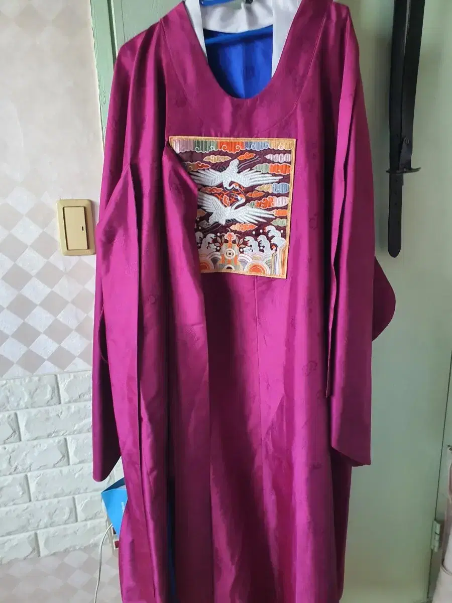 Hanbok Men's Hanbok Guanbok Sageuk Traditional purple