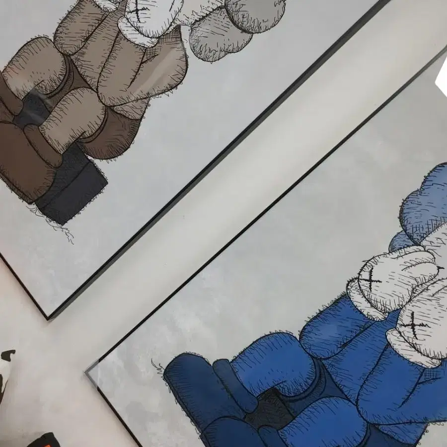 카우스 kaws 피규어 대형 그림 액자 팝아트 인테리어소품 인테리어액자