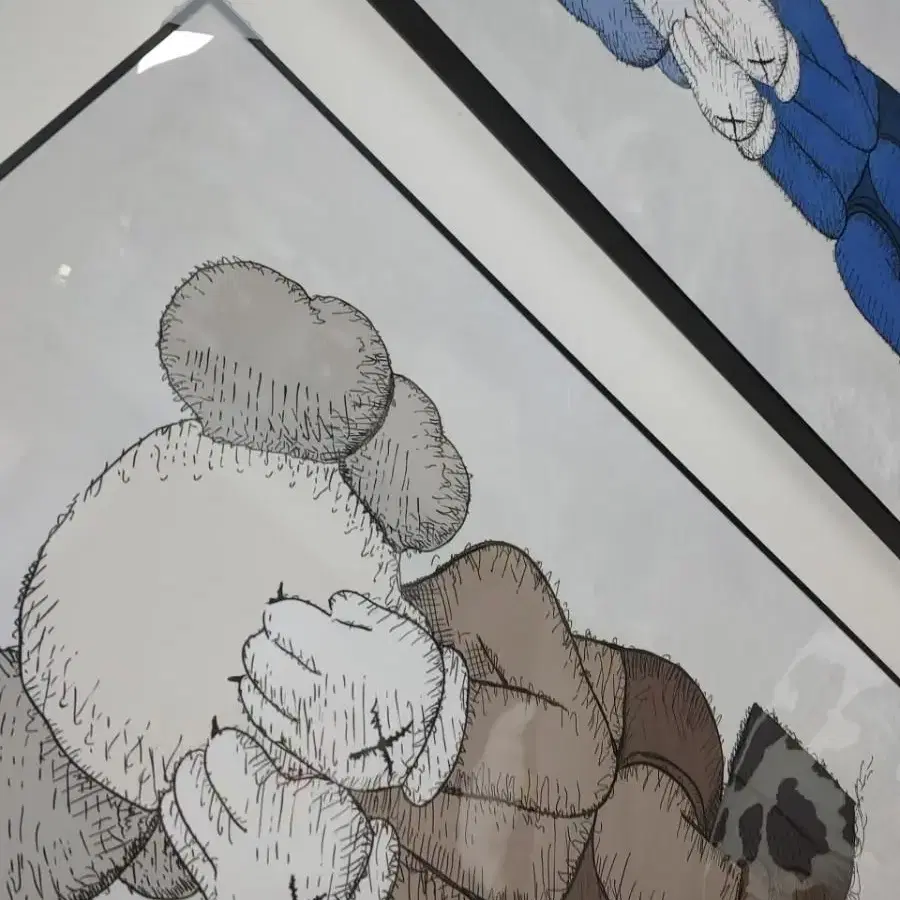 카우스 kaws 피규어 대형 그림 액자 팝아트 인테리어소품 인테리어액자