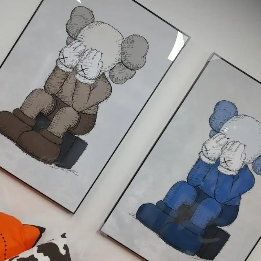 카우스 kaws 피규어 대형 그림 액자 팝아트 인테리어소품 인테리어액자