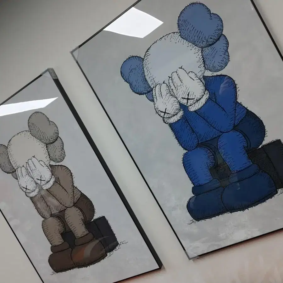 카우스 kaws 피규어 대형 그림 액자 팝아트 인테리어소품 인테리어액자