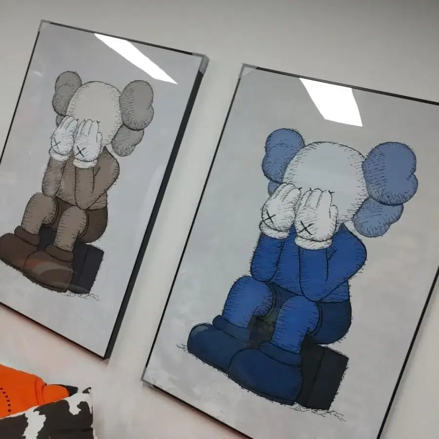 카우스 kaws 피규어 대형 그림 액자 팝아트 인테리어소품 인테리어액자