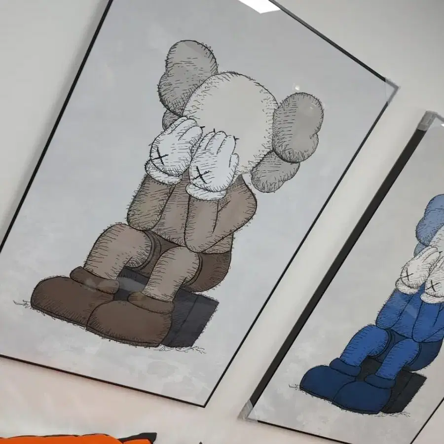 카우스 kaws 피규어 대형 그림 액자 팝아트 인테리어소품 인테리어액자