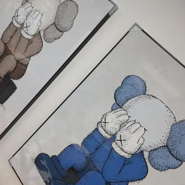 카우스 kaws 피규어 대형 그림 액자 팝아트 인테리어소품 인테리어액자