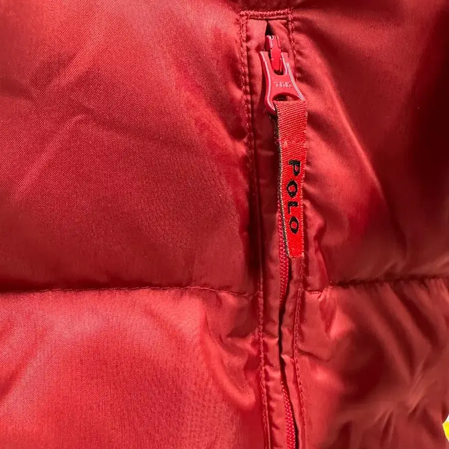 90s polo sport red down jk 폴로스포츠 패딩