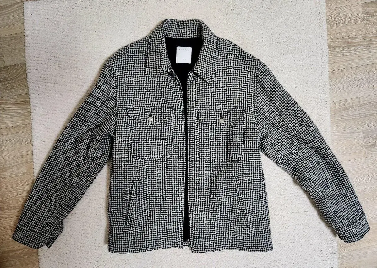 Sandro Houndstooth Jacket L