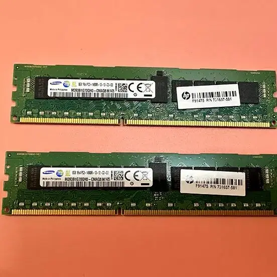 삼성 16GB 8GB x 2 DDR3 PC3-14900R 서버용 설명필독