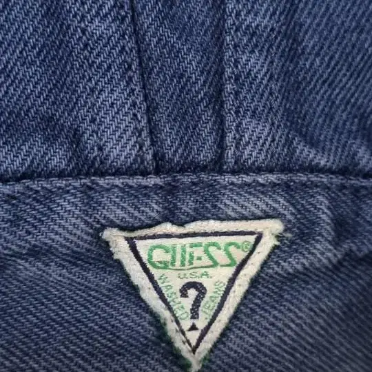 90's USA GUESS CLASSIC 게스 드랍숄더 청자켓 L