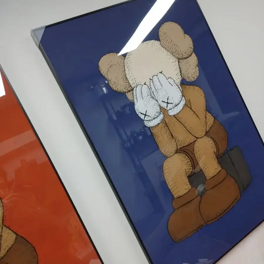 카우스 kaws 피규어 대형 그림 액자 팝아트 인테리어소품 인테리어액자