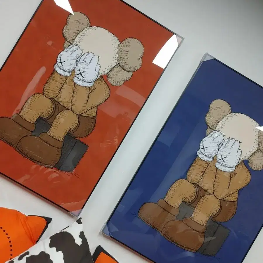 카우스 kaws 피규어 대형 그림 액자 팝아트 인테리어소품 인테리어액자