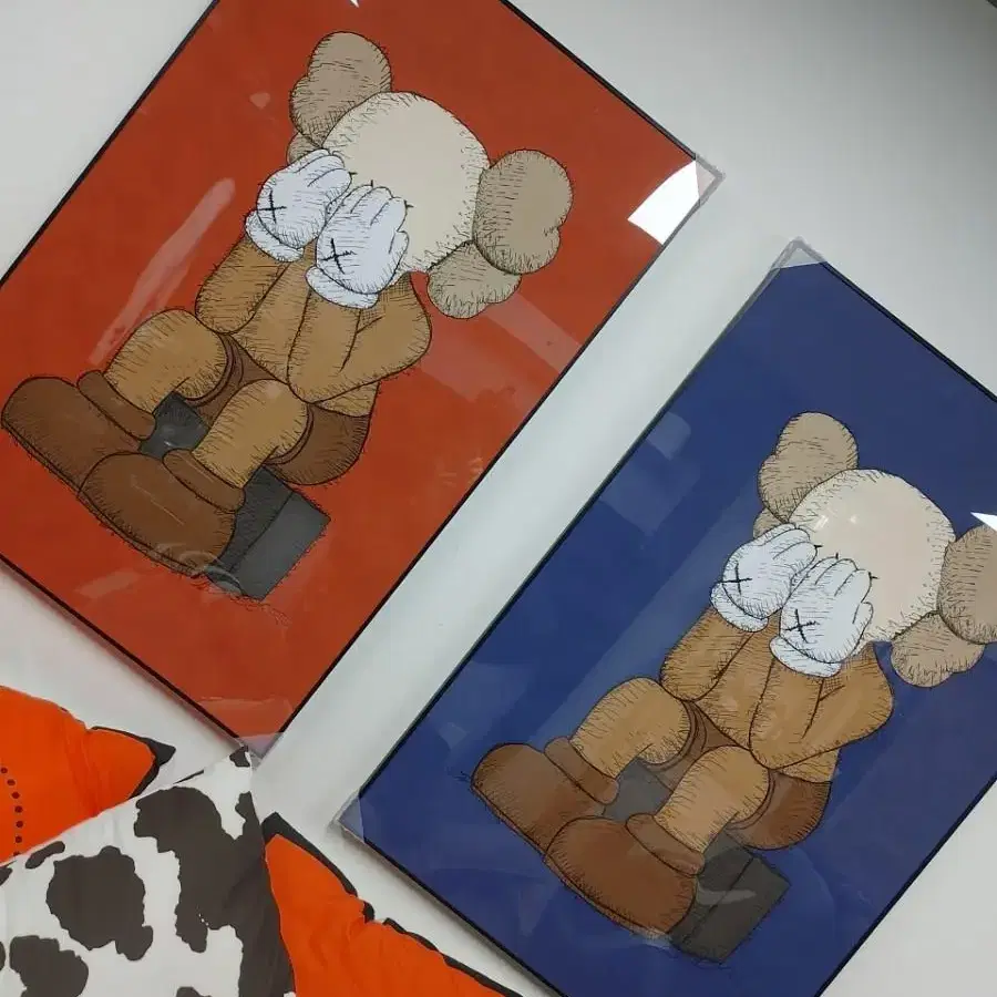 카우스 kaws 피규어 대형 그림 액자 팝아트 인테리어소품 인테리어액자