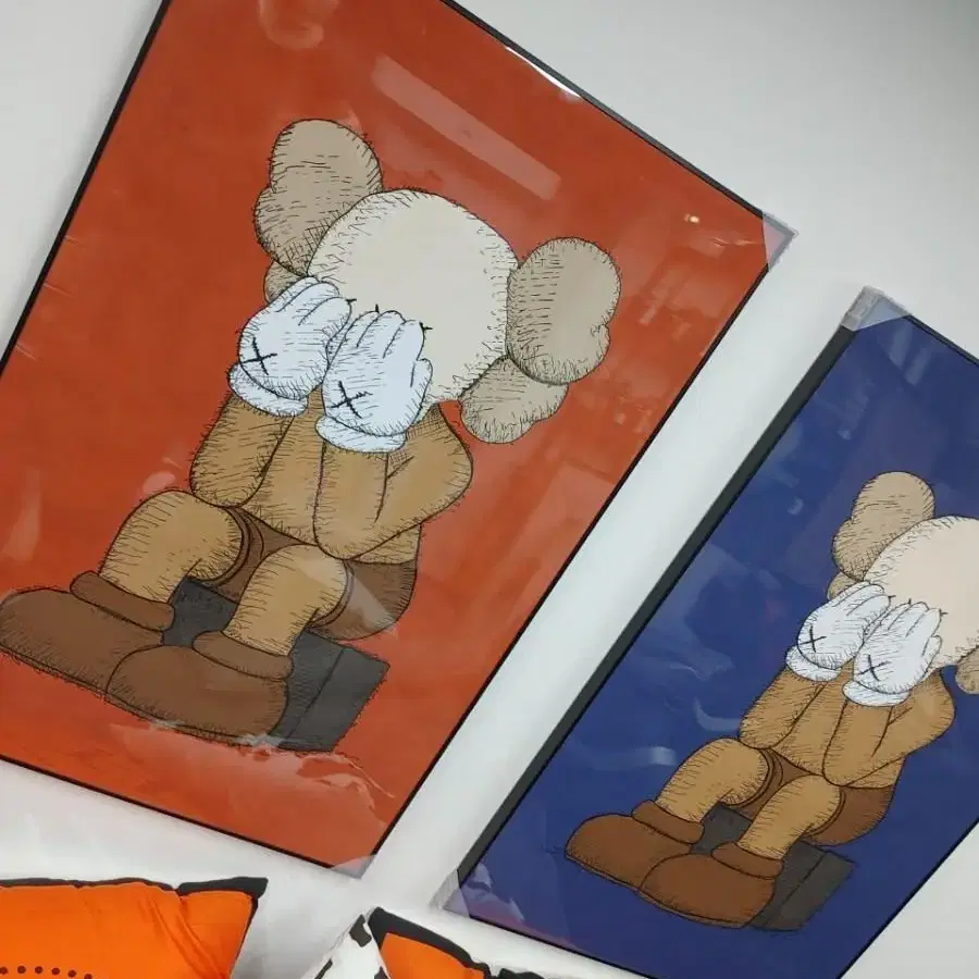 카우스 kaws 피규어 대형 그림 액자 팝아트 인테리어소품 인테리어액자