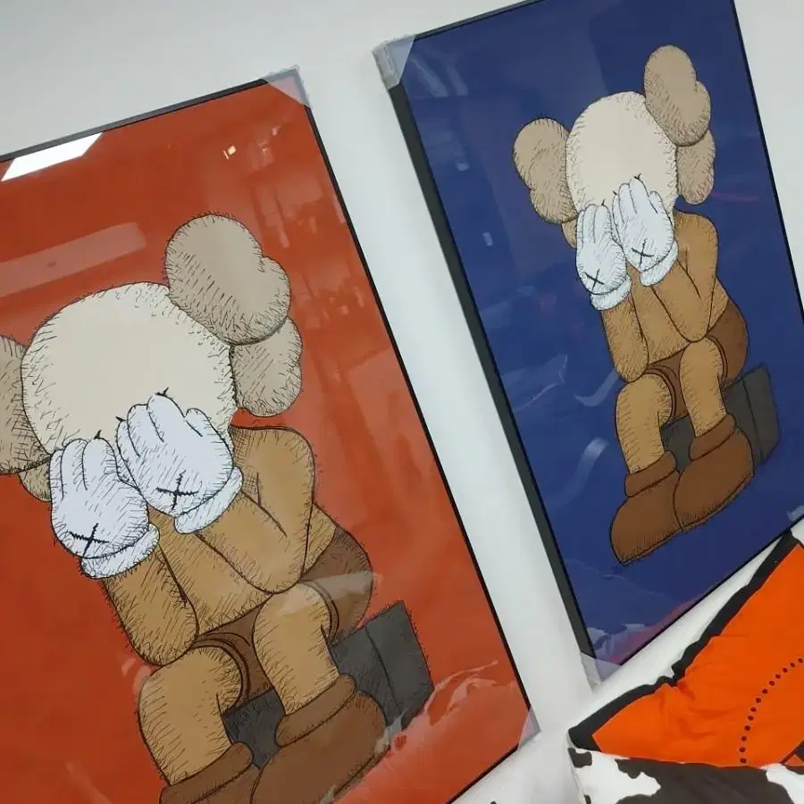 카우스 kaws 피규어 대형 그림 액자 팝아트 인테리어소품 인테리어액자