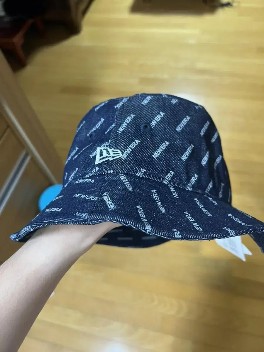 New Era Denim Bucket Hat