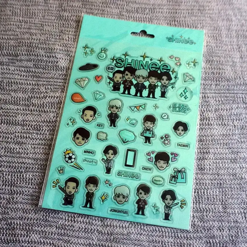 レア-シャイニーキャラクターステッカーセット限定グッズ/SHINee sticker