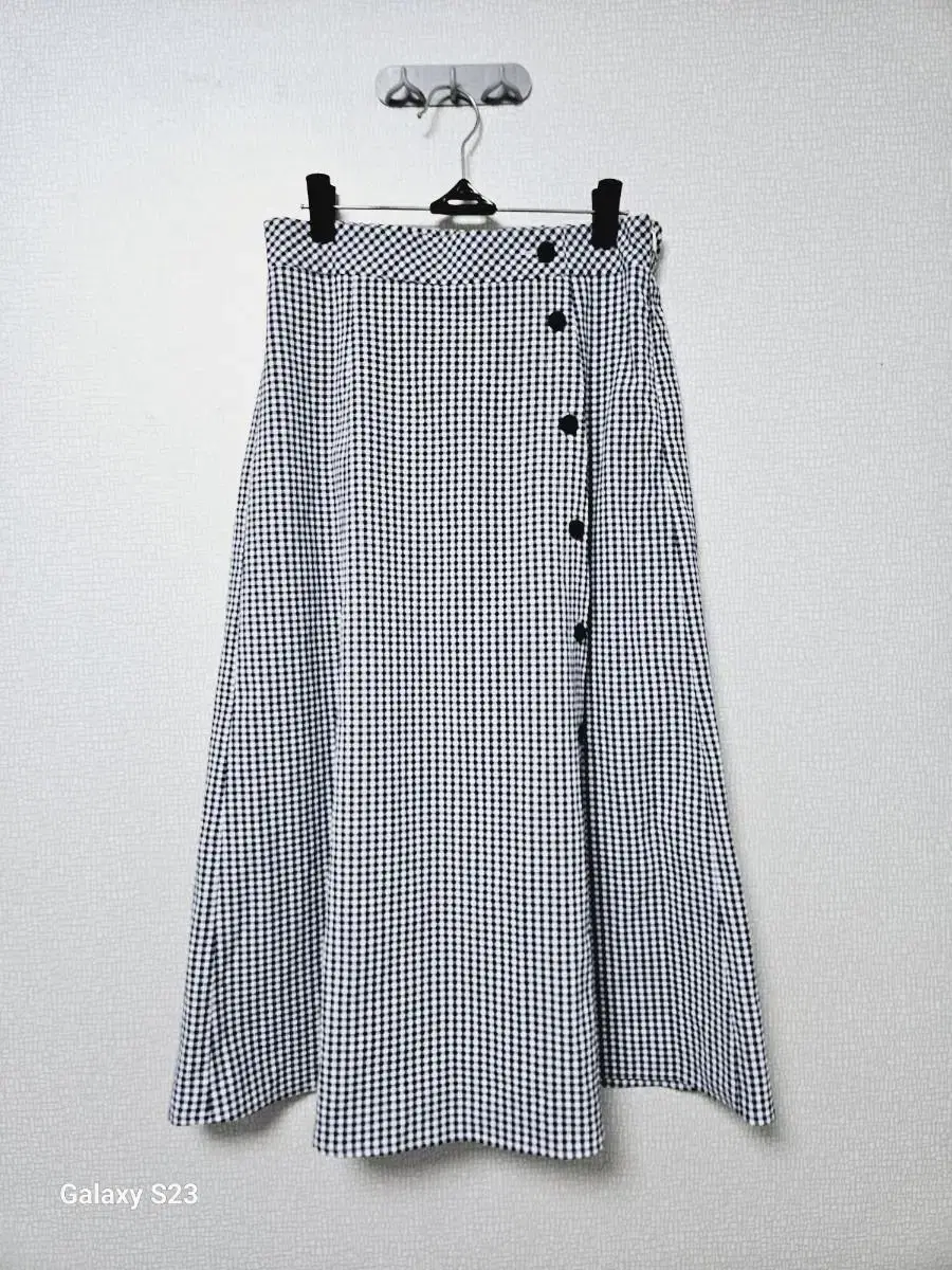 Clavis Check Long Skirt 67(27) JJ2506