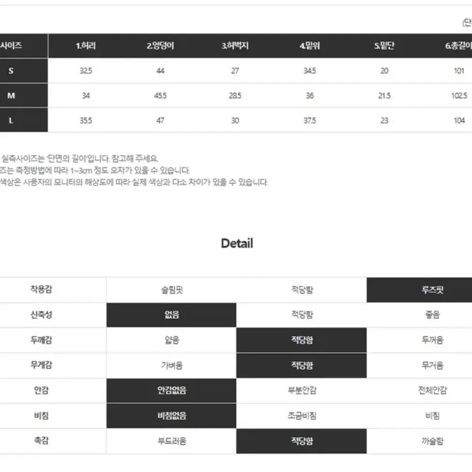 논코드 데님 팬츠 (S) (새상품)