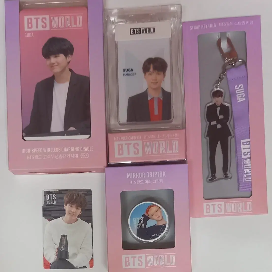 방탄 BTS WORLD 비월 굿즈, 포카 멤버별 분할