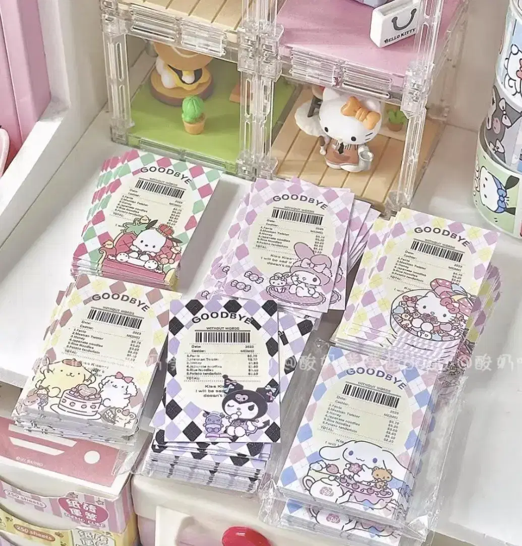 Sanrio label sticker set