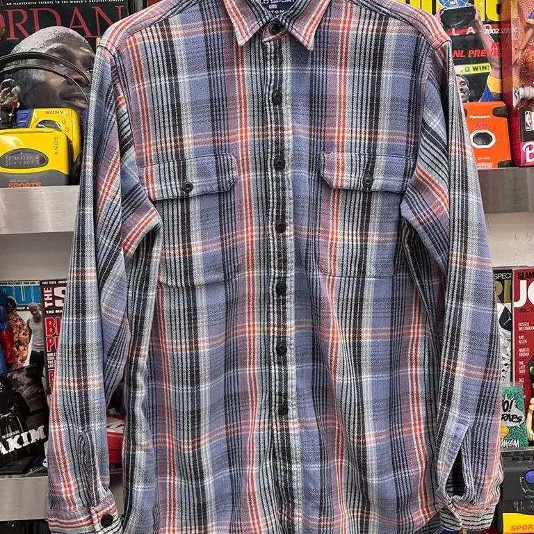 90s polo sport plaid shirt 폴로스포츠 셔츠