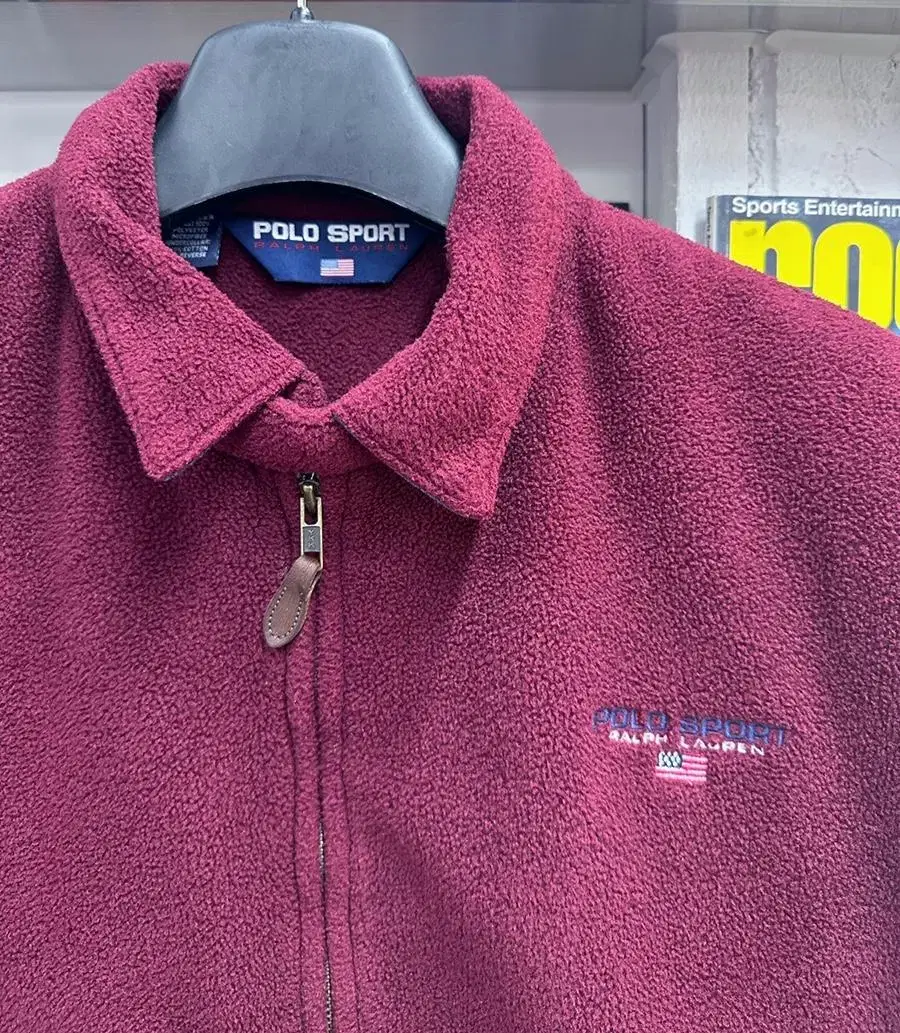 90s polo sport 폴로스포츠 후리스 자켓