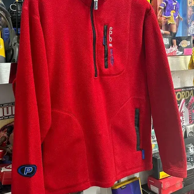 90s polo sport half zip 폴로스포츠 후리스 하프집업