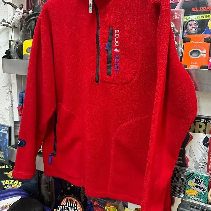 90s polo sport half zip 폴로스포츠 후리스 하프집업