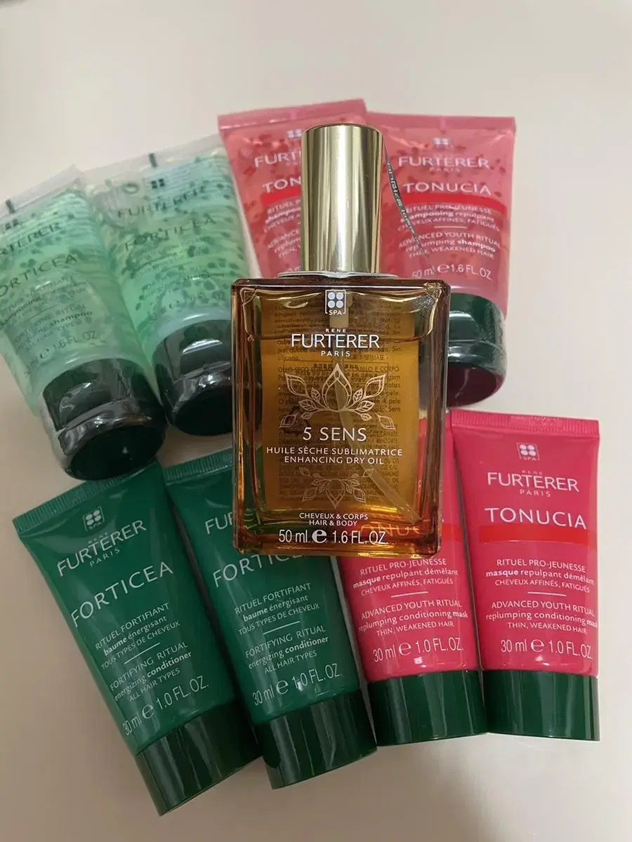 René Furterer 5 Senses Oil 50ml + free sample