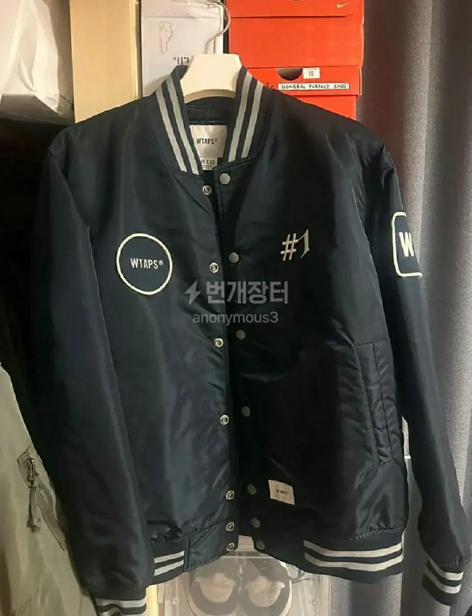 [2] 18ss Double-Tab Bench Jacket Navy