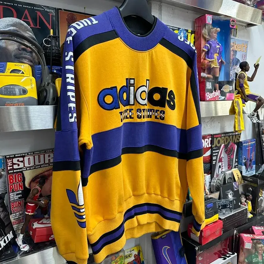 90s adidas descente trefoil sweatshirt