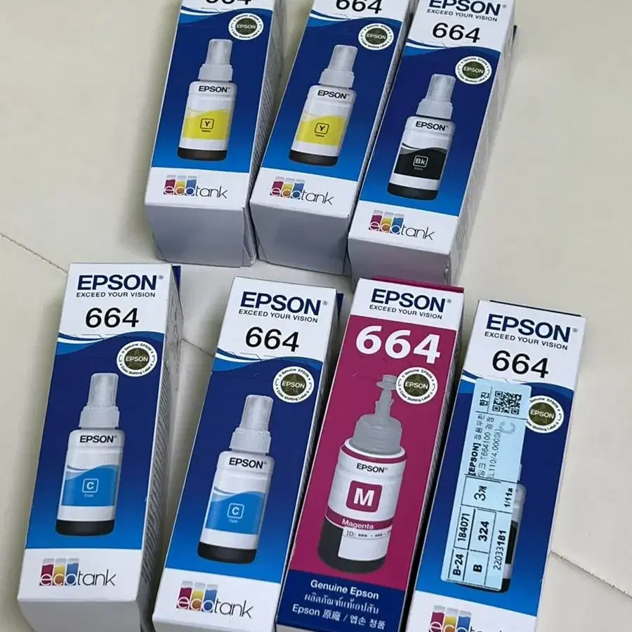 EPSON 엡손 664 정품 잉크 판매합니당