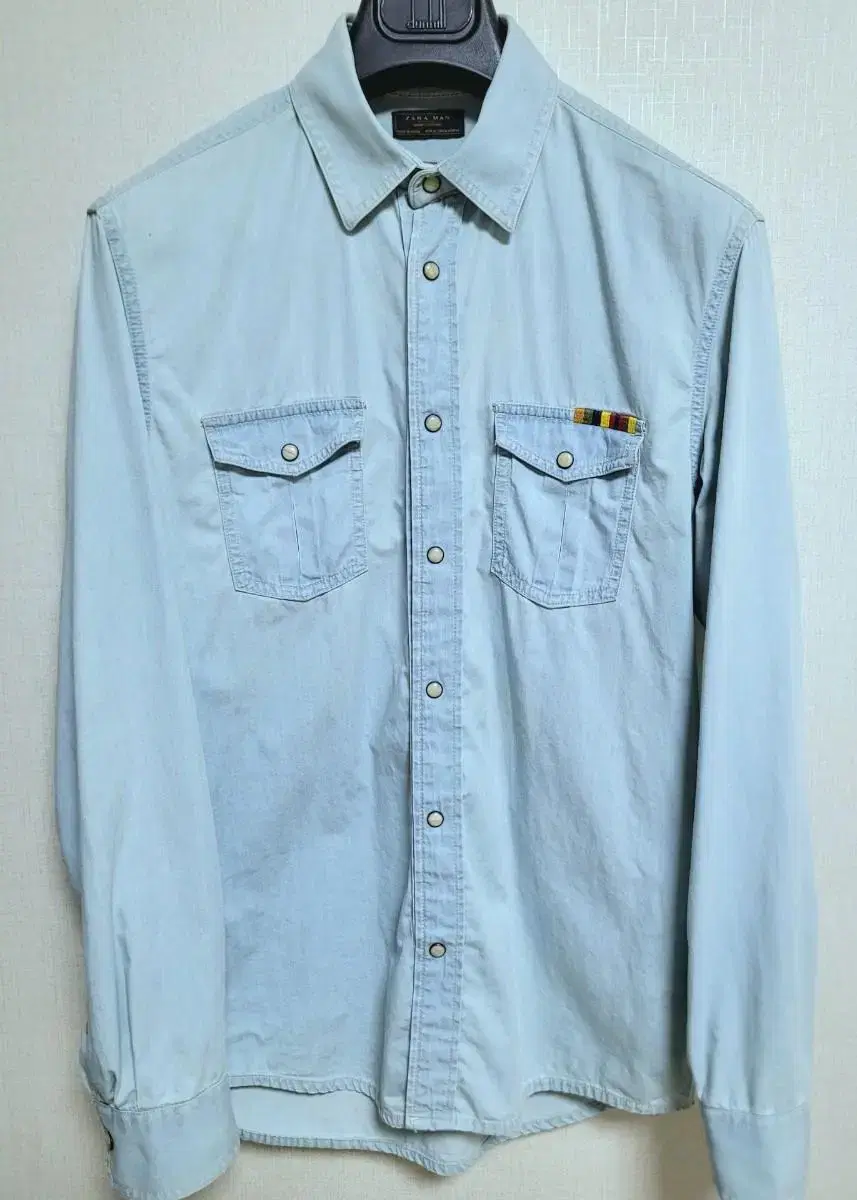 Zara Light Blue Denim Shirt