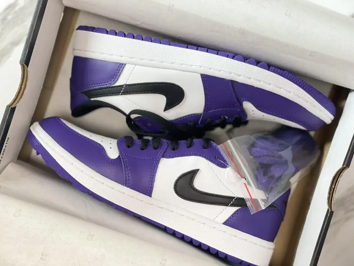 (New)Nike Jordan 1 Low Golf Court Purple 255