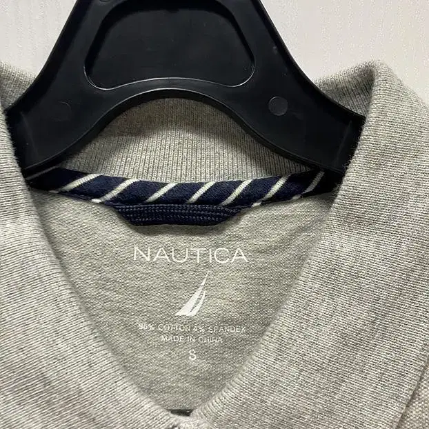 NAUTICA 그레이 반팔 카라티 (약간오염) 여 S / 332864